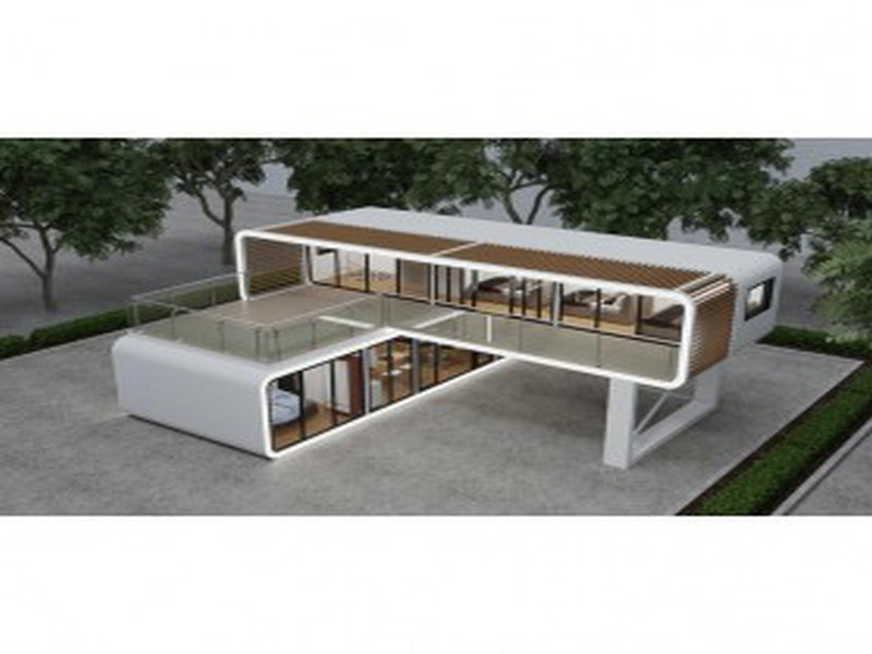 Custom-built Sustainable Capsule Housing deals in Miami art deco style