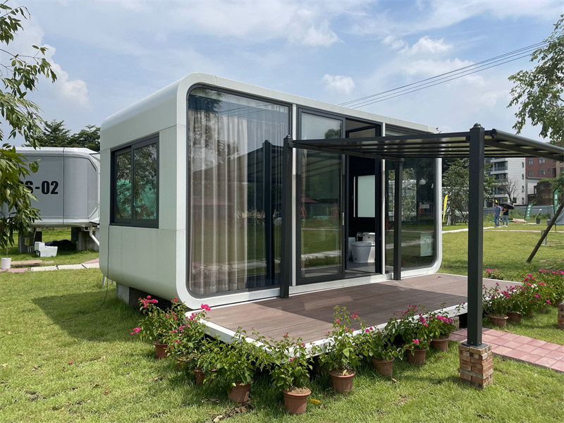 Capsule Style Housing installations with minimalist design