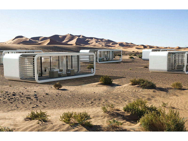 Customized Space Pods structures for digital nomads